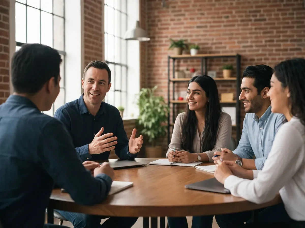 Iranian entrepreneurs collaborating